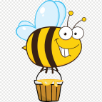 Рисунок пчелы, пчела, медоносная пчела, еда, фотография png | PNGWing
